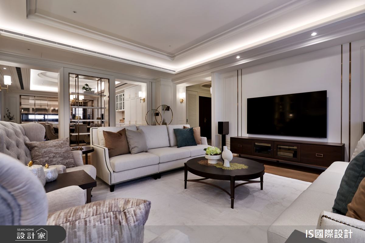毛胚屋＿美式風客廳案例圖片＿IS國際設計＿IS_143之10