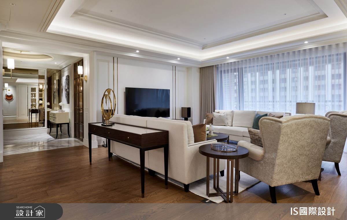 毛胚屋＿美式風客廳案例圖片＿IS國際設計＿IS_143之7