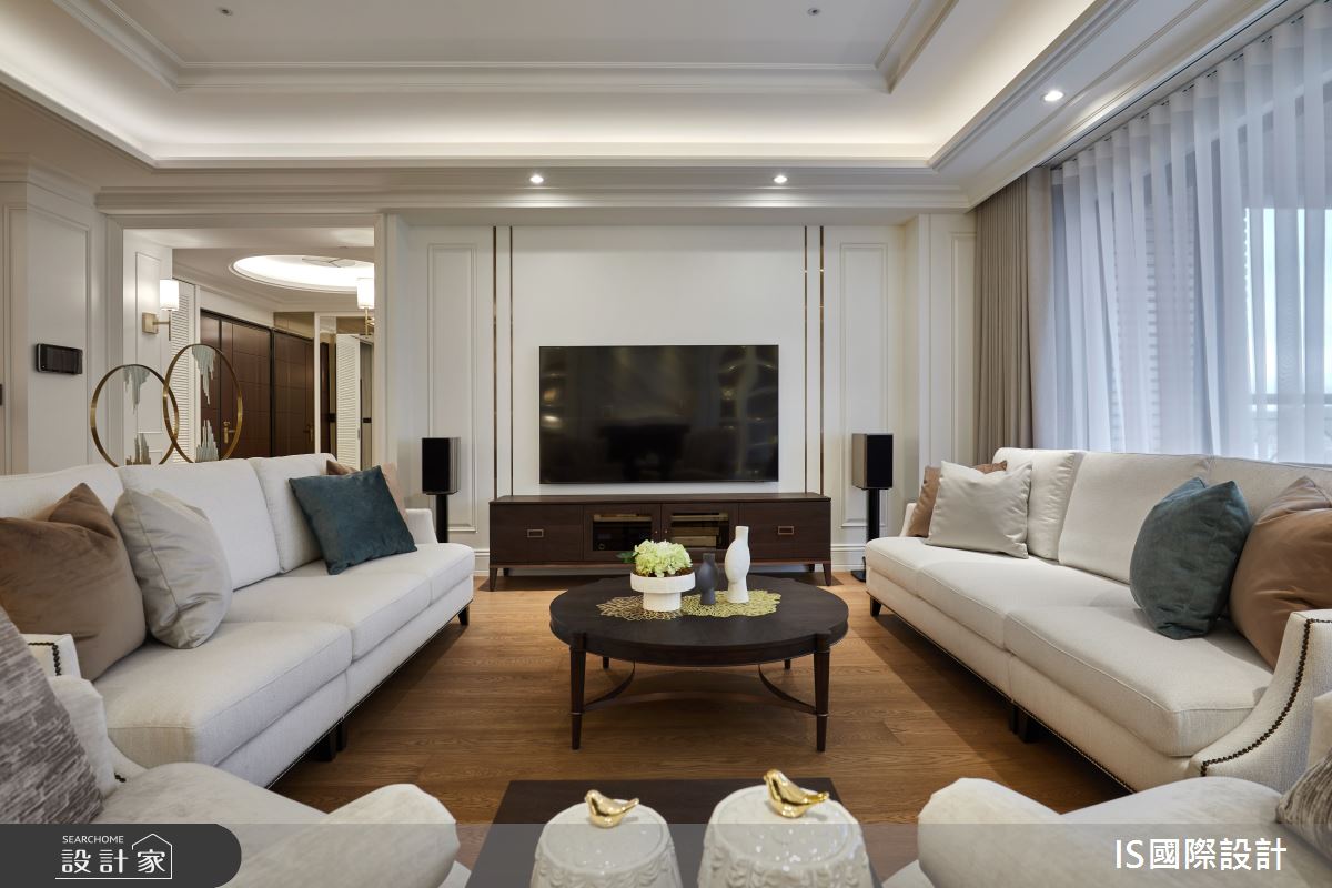 毛胚屋＿美式風客廳案例圖片＿IS國際設計＿IS_143之9