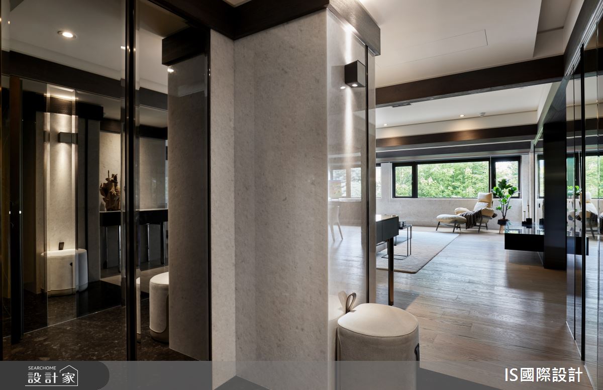 51坪老屋(31~40年)＿現代風玄關客廳案例圖片＿IS國際設計＿IS_144之3