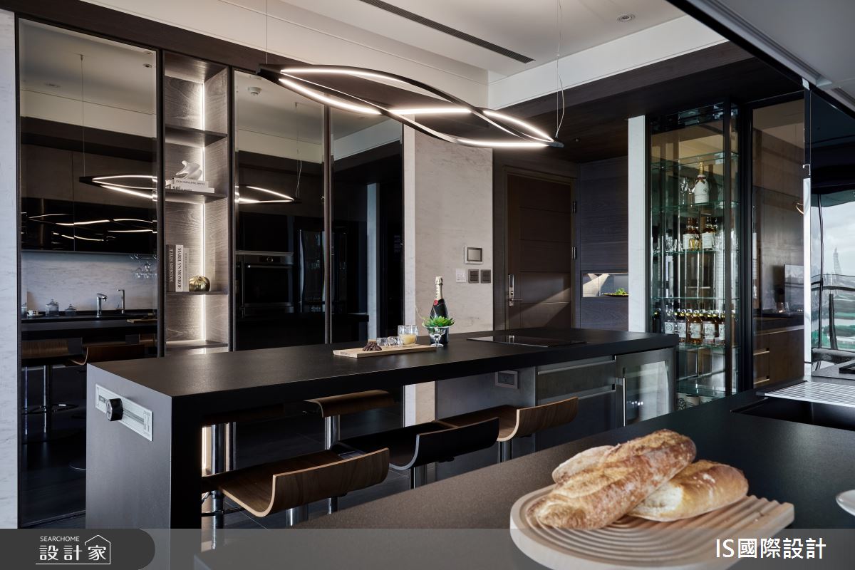 新成屋(5年以下)＿現代風餐廳廚房中島案例圖片＿IS國際設計＿IS_145之4