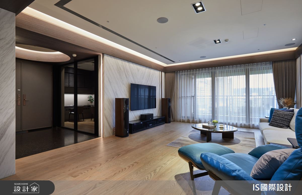66坪新成屋(5年以下)＿現代風客廳案例圖片＿IS國際設計＿IS_147之4