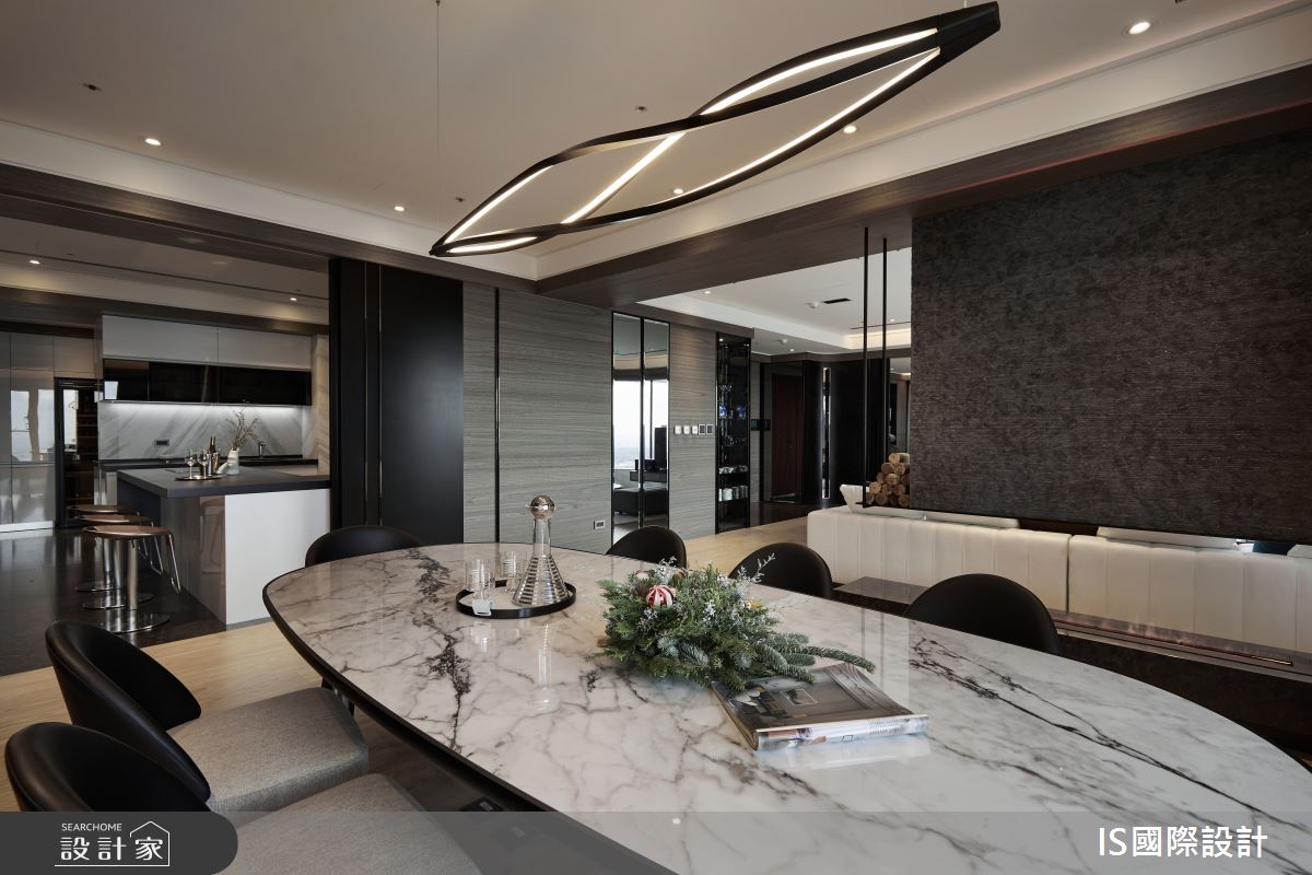 64坪毛胚屋＿現代風餐廳廚房中島案例圖片＿IS國際設計＿IS_149之15
