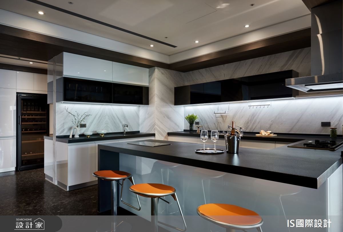 64坪毛胚屋＿現代風餐廳廚房中島案例圖片＿IS國際設計＿IS_149之19