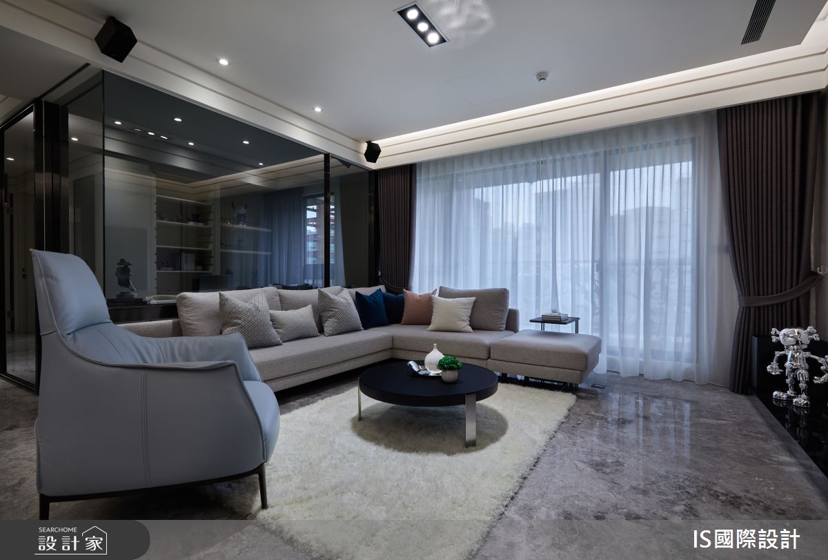 34坪新成屋(5年以下)＿現代風客廳案例圖片＿IS國際設計＿IS_150之3