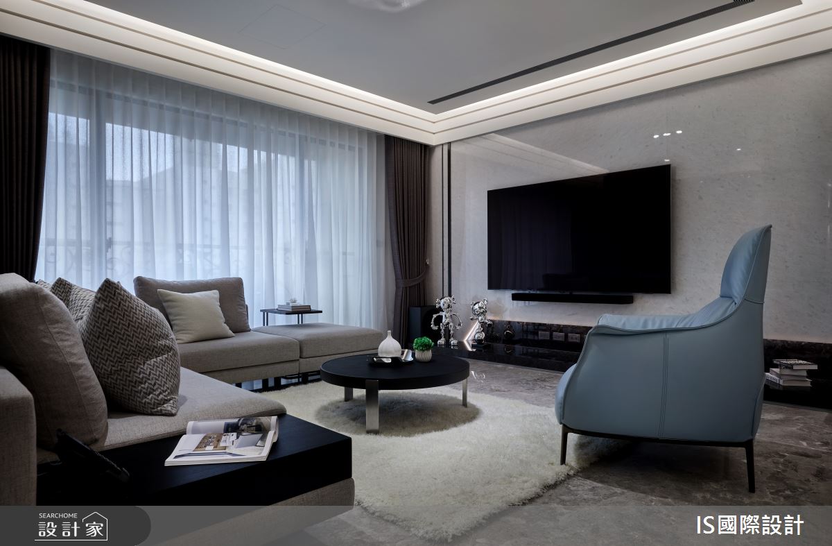 34坪新成屋(5年以下)＿現代風客廳案例圖片＿IS國際設計＿IS_150之4