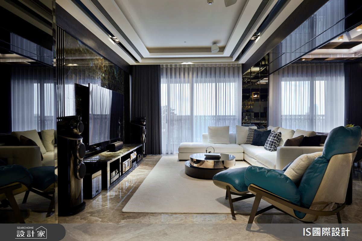 毛胚屋＿奢華風客廳案例圖片＿IS國際設計＿IS_151之14