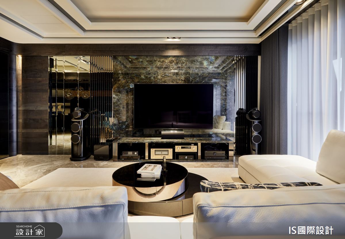 毛胚屋＿奢華風客廳案例圖片＿IS國際設計＿IS_151之12