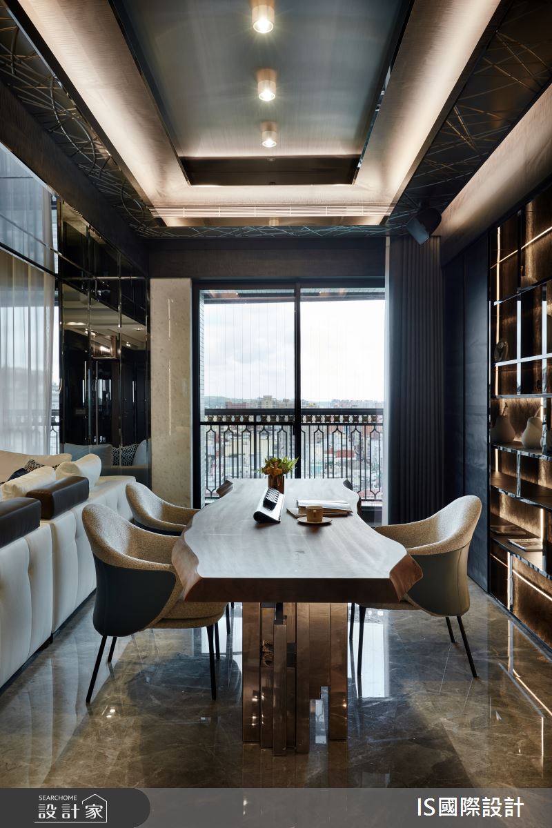 毛胚屋＿奢華風書房工作區案例圖片＿IS國際設計＿IS_151之21