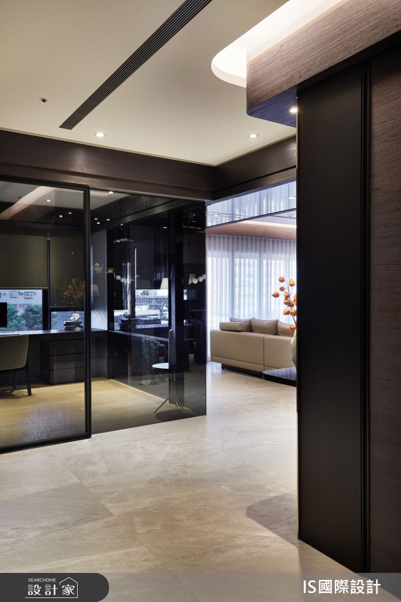 48坪新成屋(5年以下)＿現代風書房走廊案例圖片＿IS國際設計＿IS_152之3