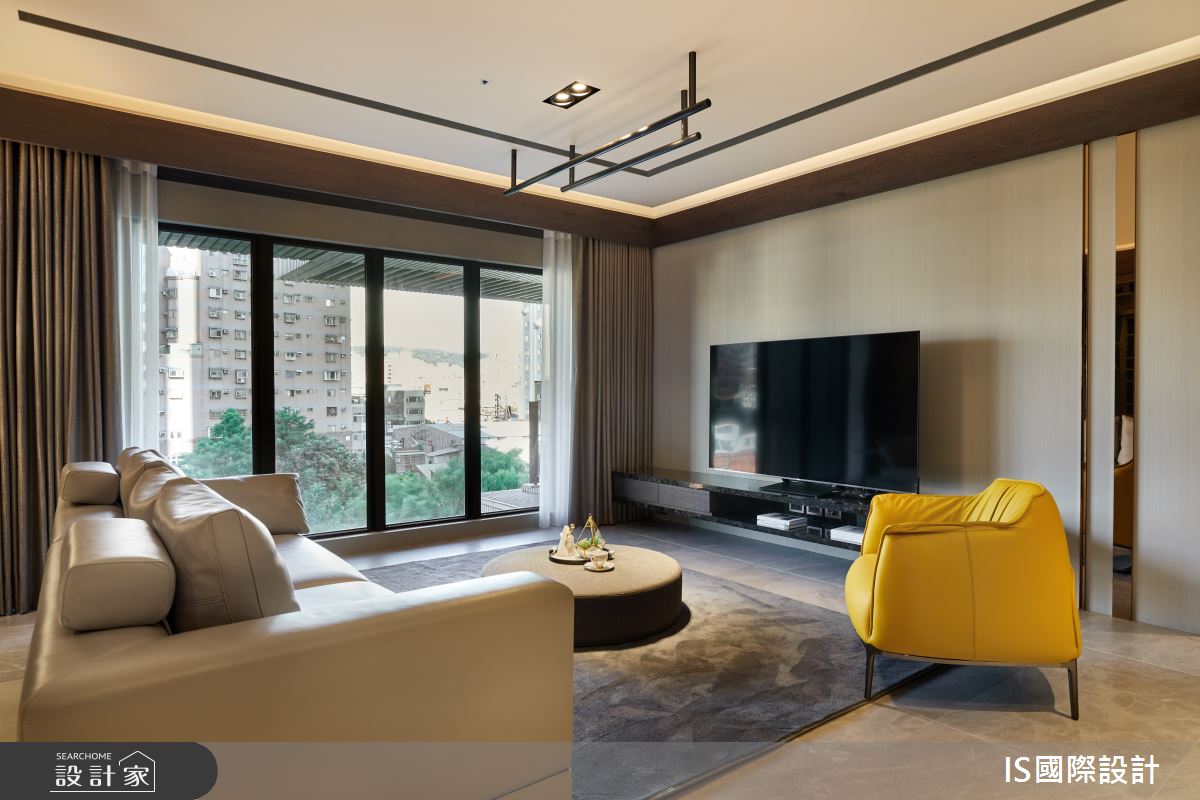 48坪新成屋(5年以下)＿現代風客廳案例圖片＿IS國際設計＿IS_152之7