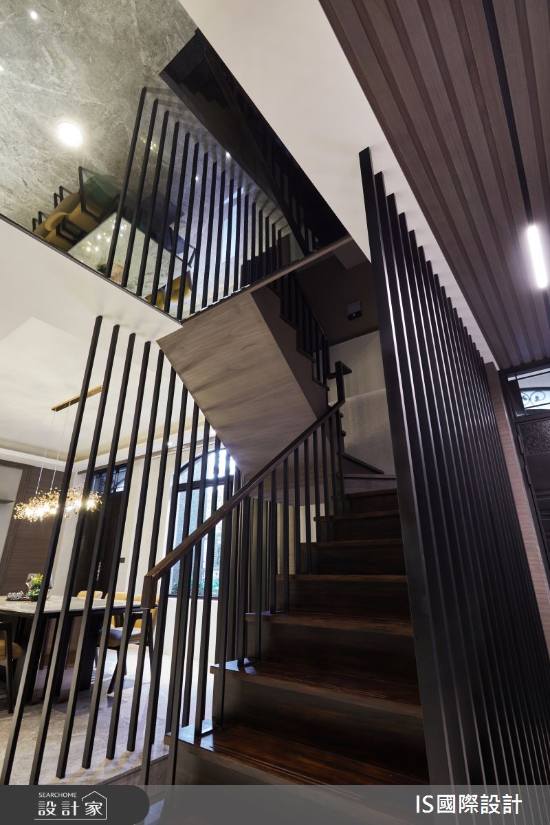 270坪中古屋(5~15年)＿現代風樓梯案例圖片＿IS國際設計＿IS_154之15