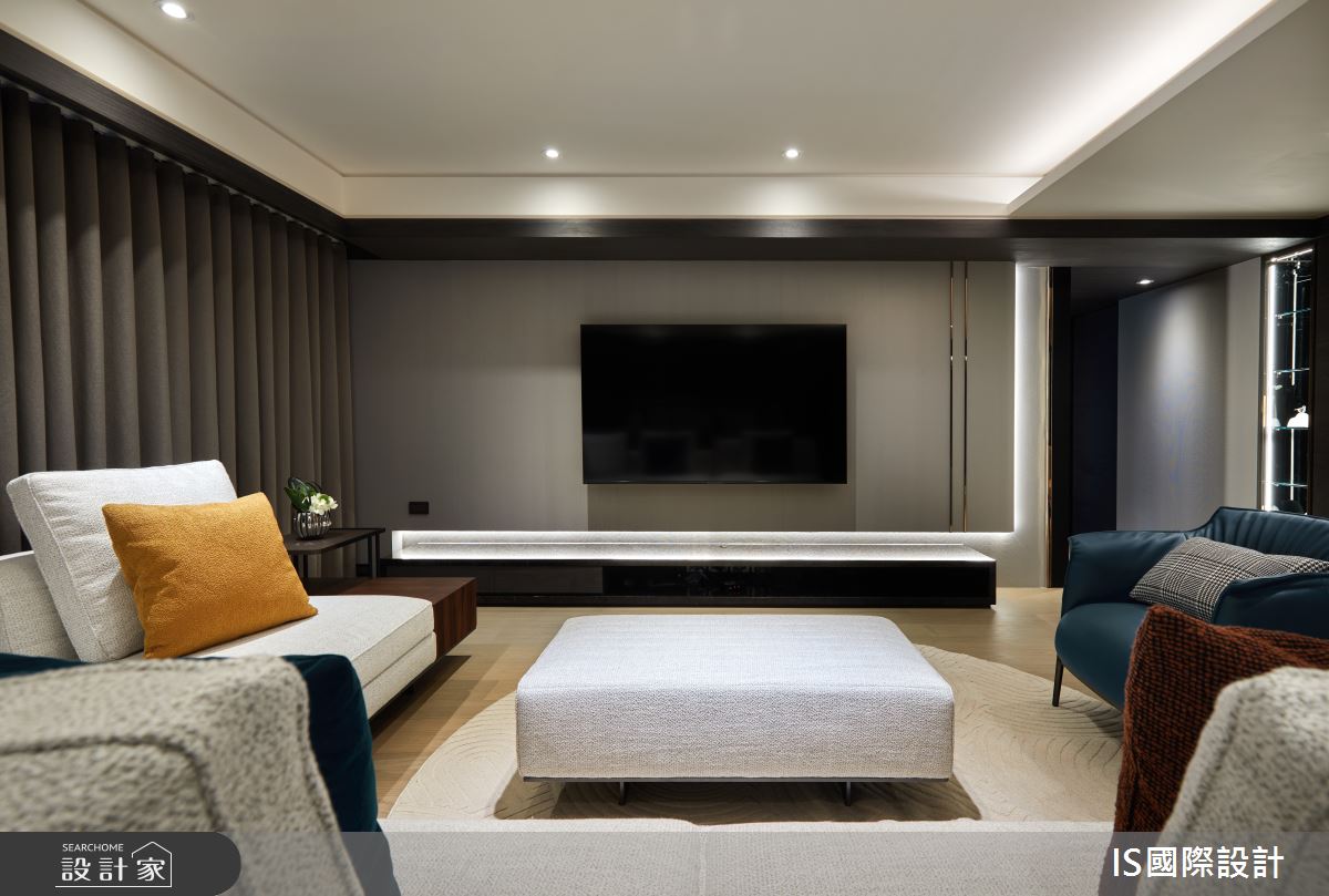 老屋(41~50年)＿現代風客廳案例圖片＿IS國際設計＿IS_155之6