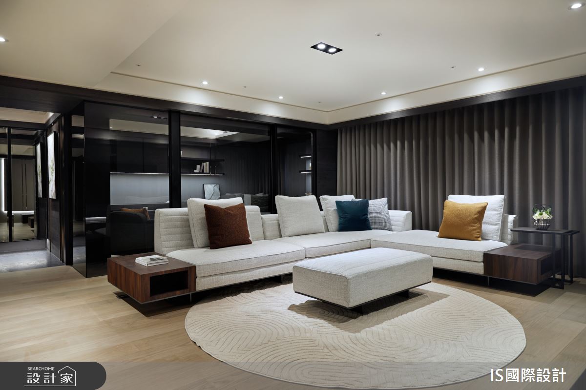 老屋(41~50年)＿現代風客廳案例圖片＿IS國際設計＿IS_155之12