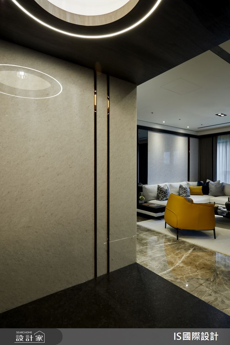 37坪新古屋(10年以下)＿現代風玄關案例圖片＿IS國際設計＿IS_157之2