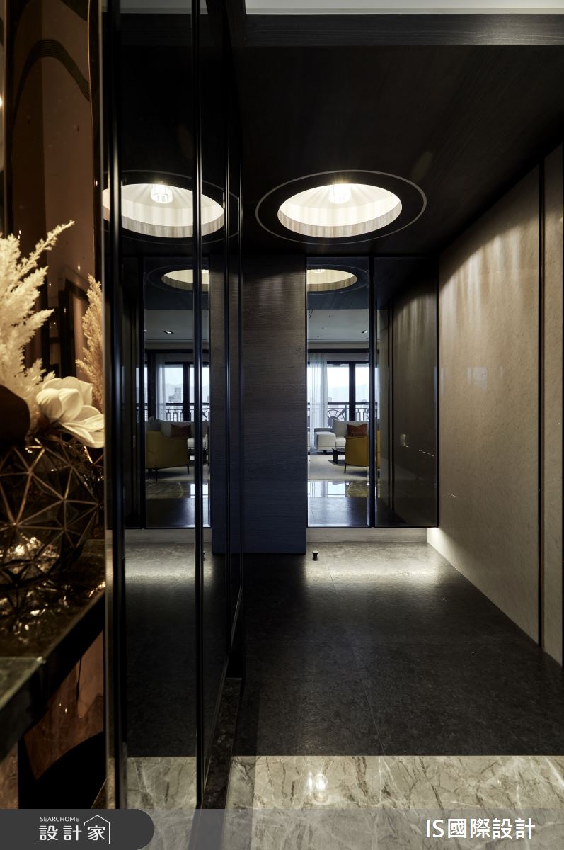 37坪新古屋(10年以下)＿現代風玄關案例圖片＿IS國際設計＿IS_157之1