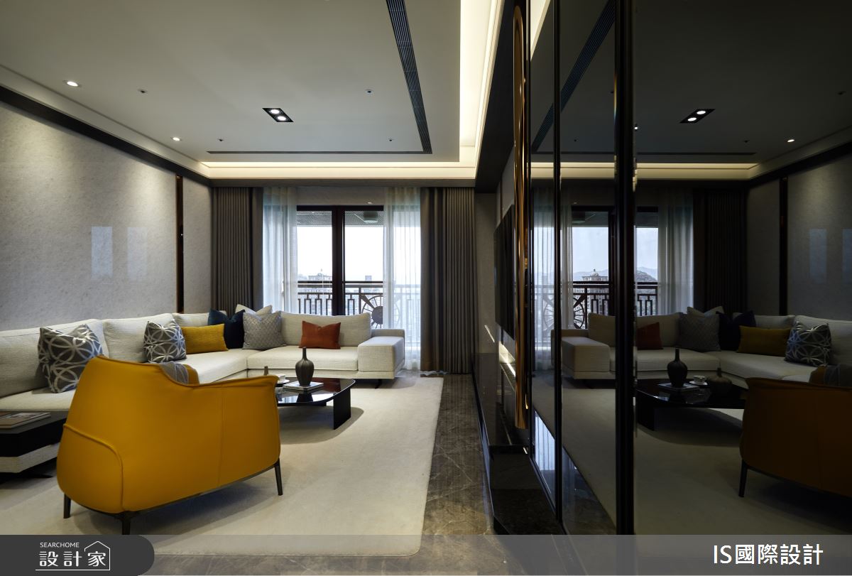 37坪新古屋(10年以下)＿現代風客廳案例圖片＿IS國際設計＿IS_157之3