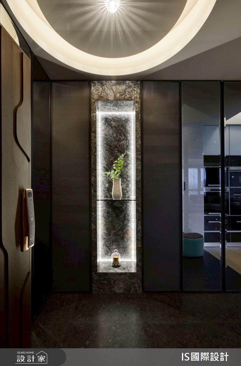 30坪新成屋(5年以下)＿現代風玄關案例圖片＿IS國際設計＿IS_158之2