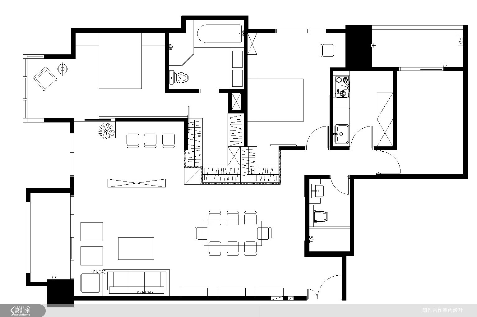 38坪新成屋(5年以下)＿簡約風案例圖片＿即作吉作室內設計／劉嘉雯＿即作吉作_12之11