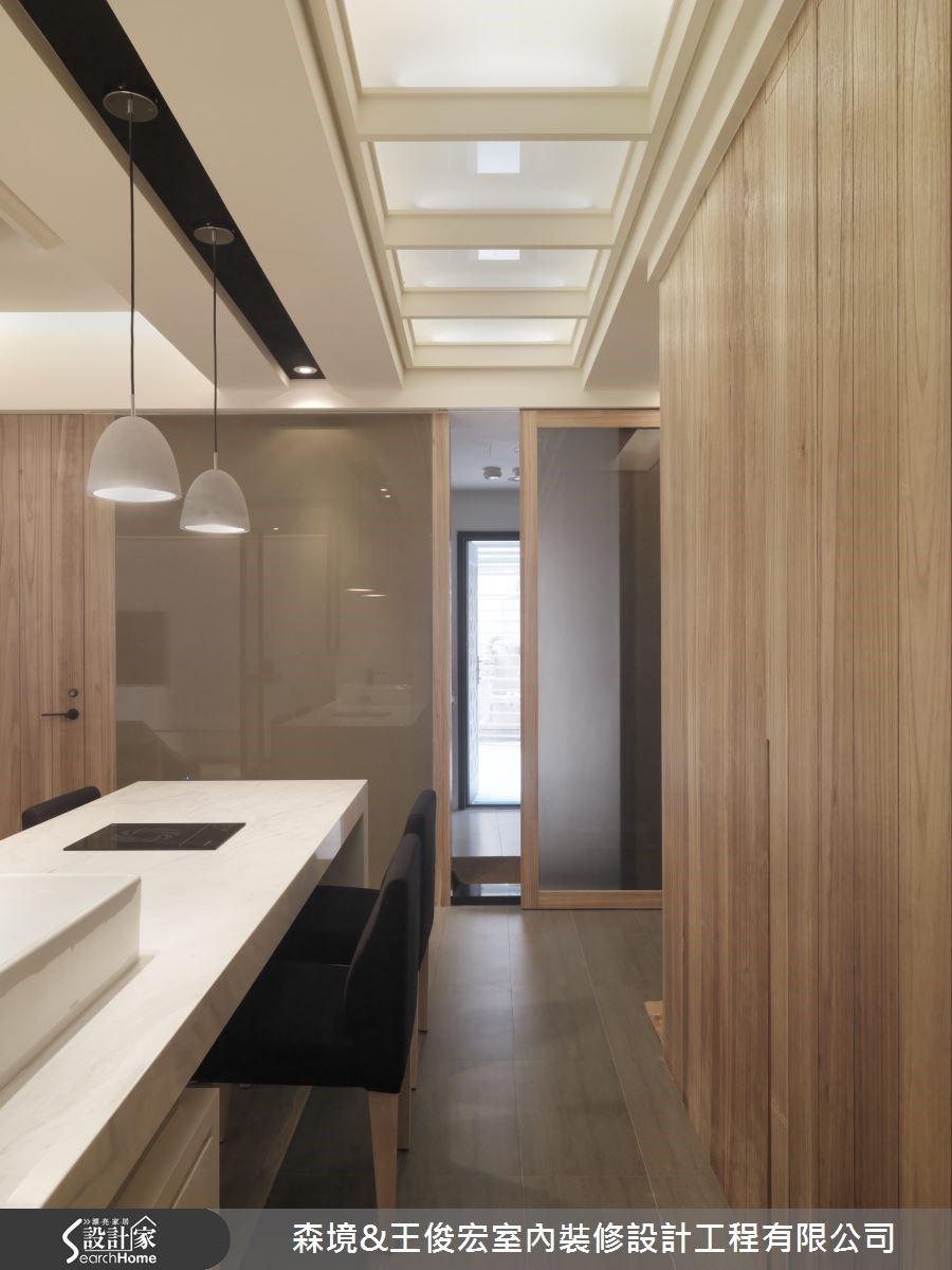 25坪新成屋(5年以下)＿現代風吧檯案例圖片＿森境設計＿王俊宏_18之7