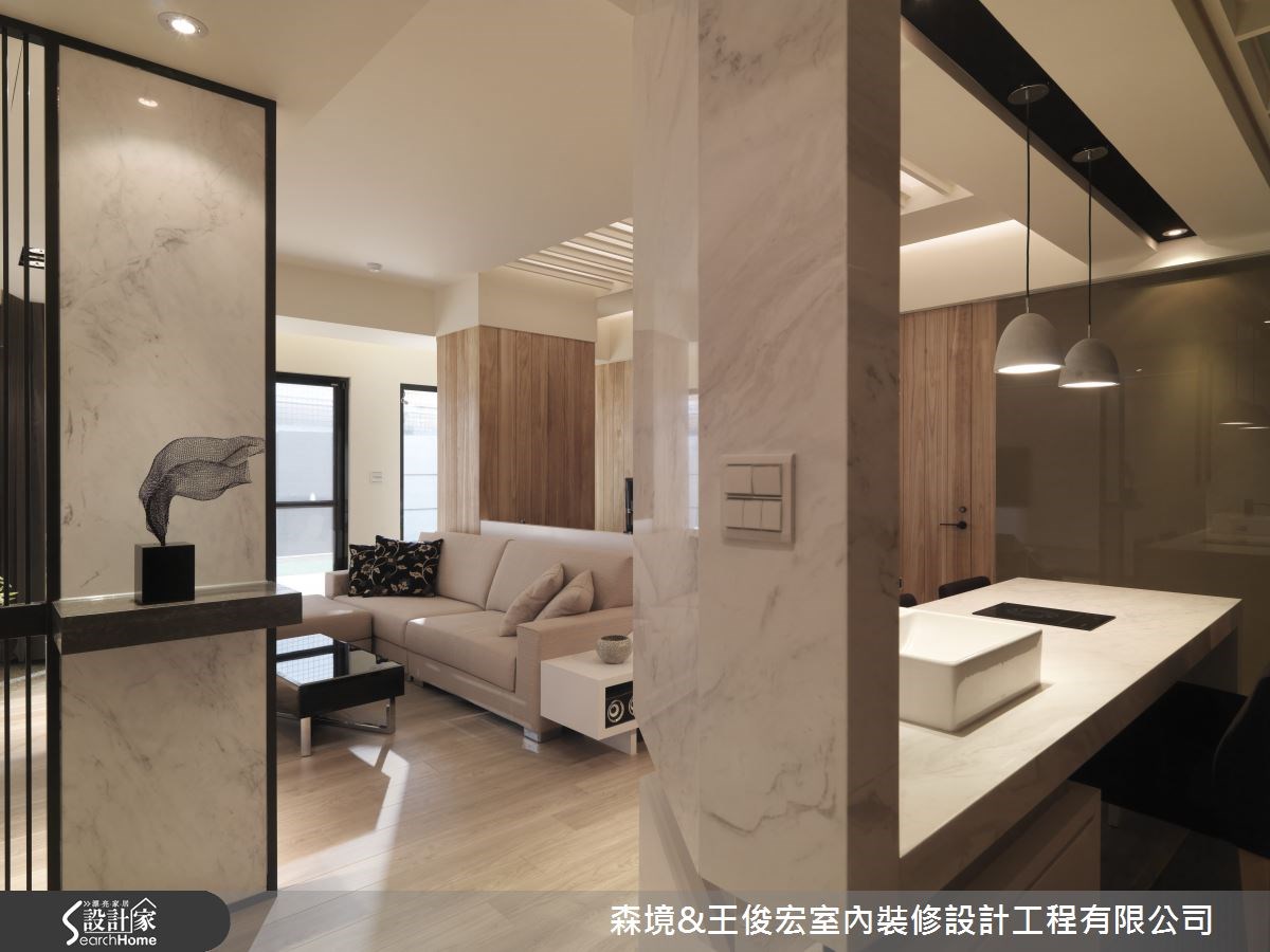 25坪新成屋(5年以下)＿現代風客廳吧檯案例圖片＿森境設計＿王俊宏_18之6