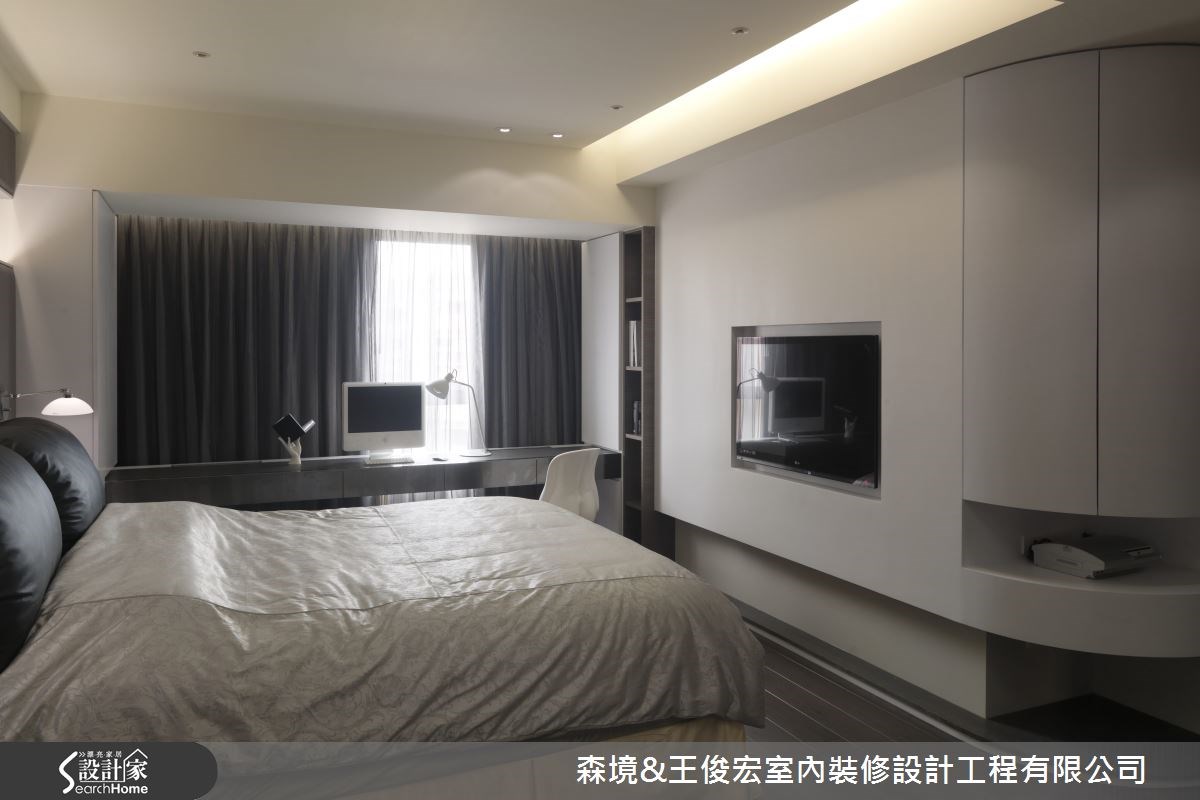 45坪新成屋(5年以下)＿現代風臥室案例圖片＿森境設計＿王俊宏_19之11