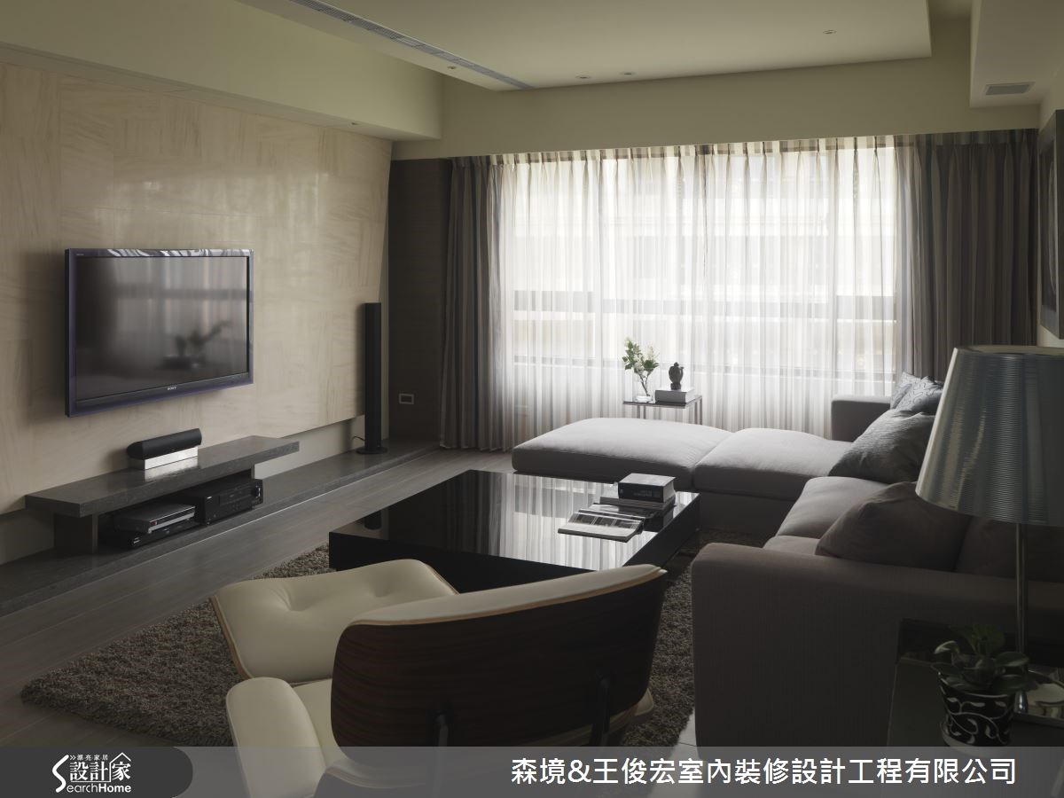 45坪新成屋(5年以下)＿現代風客廳案例圖片＿森境設計＿王俊宏_19之7