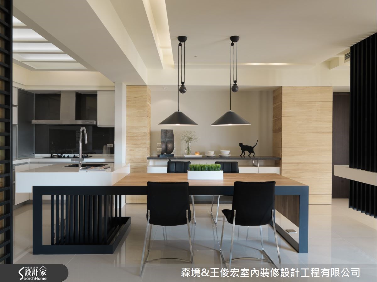 55坪新成屋(5年以下)＿現代風餐廳案例圖片＿森境設計＿王俊宏_20之9