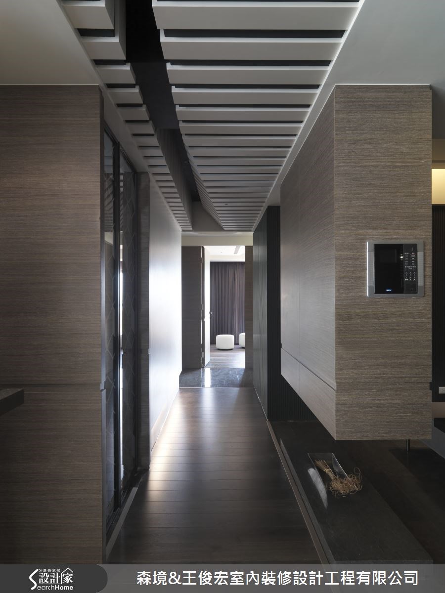70坪新成屋(5年以下)＿現代風走廊案例圖片＿森境設計＿王俊宏_21之15