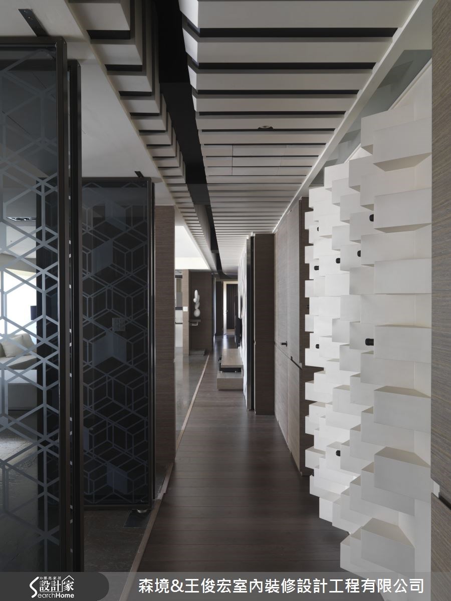 70坪新成屋(5年以下)＿現代風走廊案例圖片＿森境設計＿王俊宏_21之9