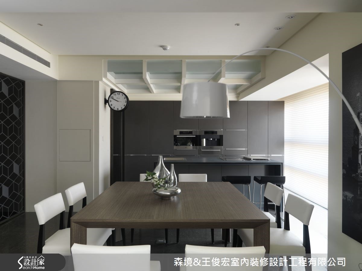 70坪新成屋(5年以下)＿現代風餐廳案例圖片＿森境設計＿王俊宏_21之13