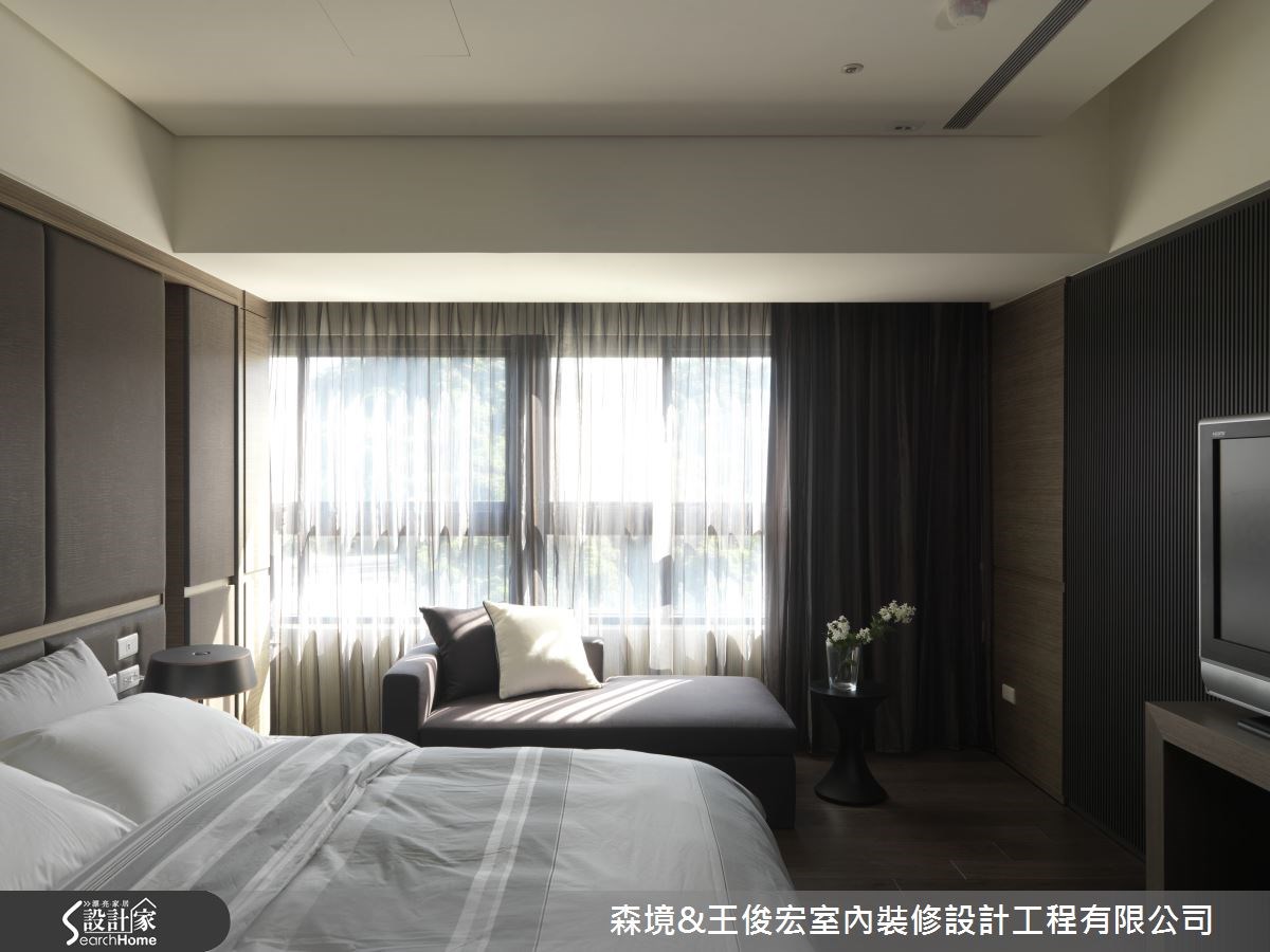 70坪新成屋(5年以下)＿現代風臥室案例圖片＿森境設計＿王俊宏_21之19