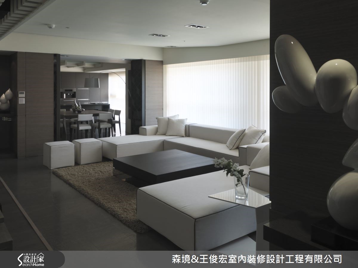 70坪新成屋(5年以下)＿現代風客廳案例圖片＿森境設計＿王俊宏_21之4