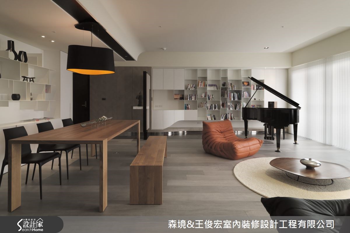 35坪新成屋(5年以下)＿簡約風餐廳案例圖片＿森境設計＿王俊宏_25之8