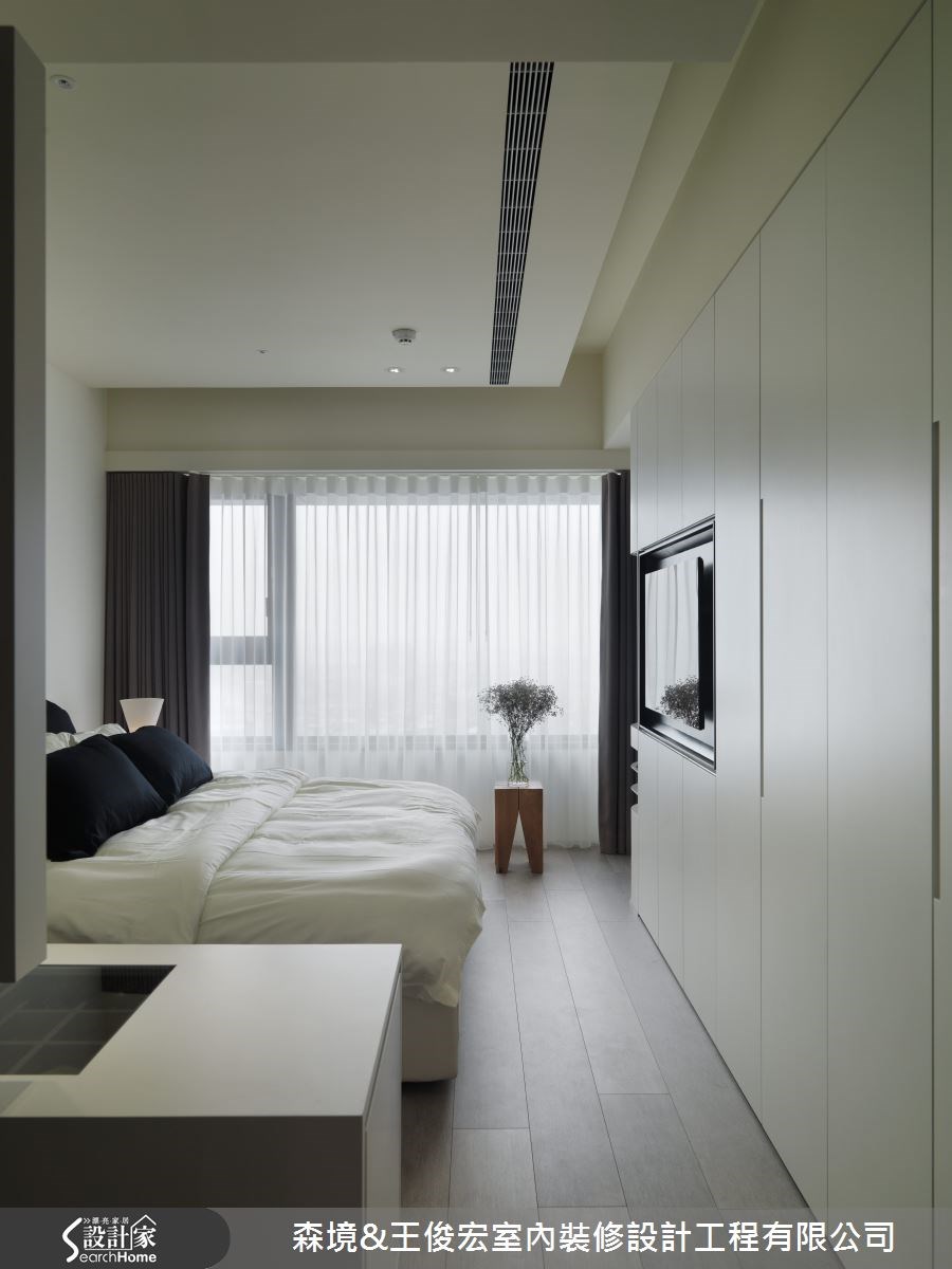 35坪新成屋(5年以下)＿簡約風臥室案例圖片＿森境設計＿王俊宏_25之11