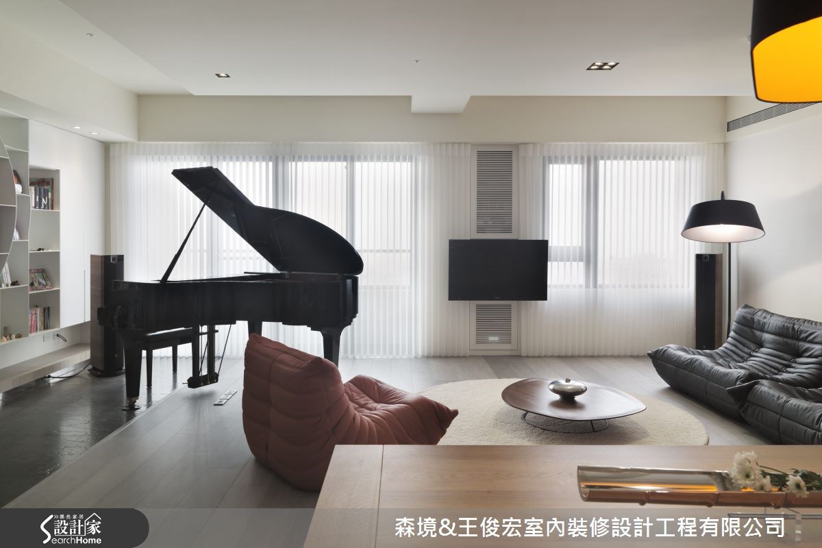 35坪新成屋(5年以下)＿簡約風客廳案例圖片＿森境設計＿王俊宏_25之10