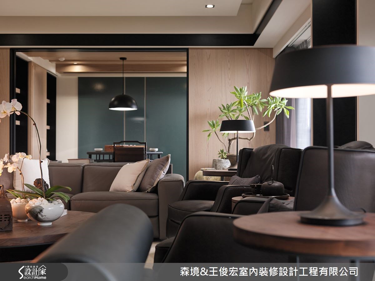 100坪新成屋(5年以下)＿現代風客廳案例圖片＿森境設計＿王俊宏_28之5