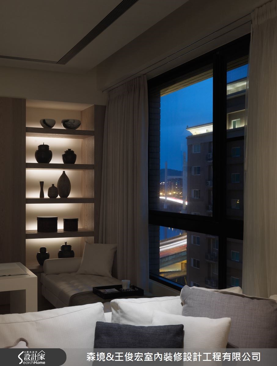 29坪新成屋(5年以下)＿簡約風客廳案例圖片＿森境設計＿王俊宏_29之7