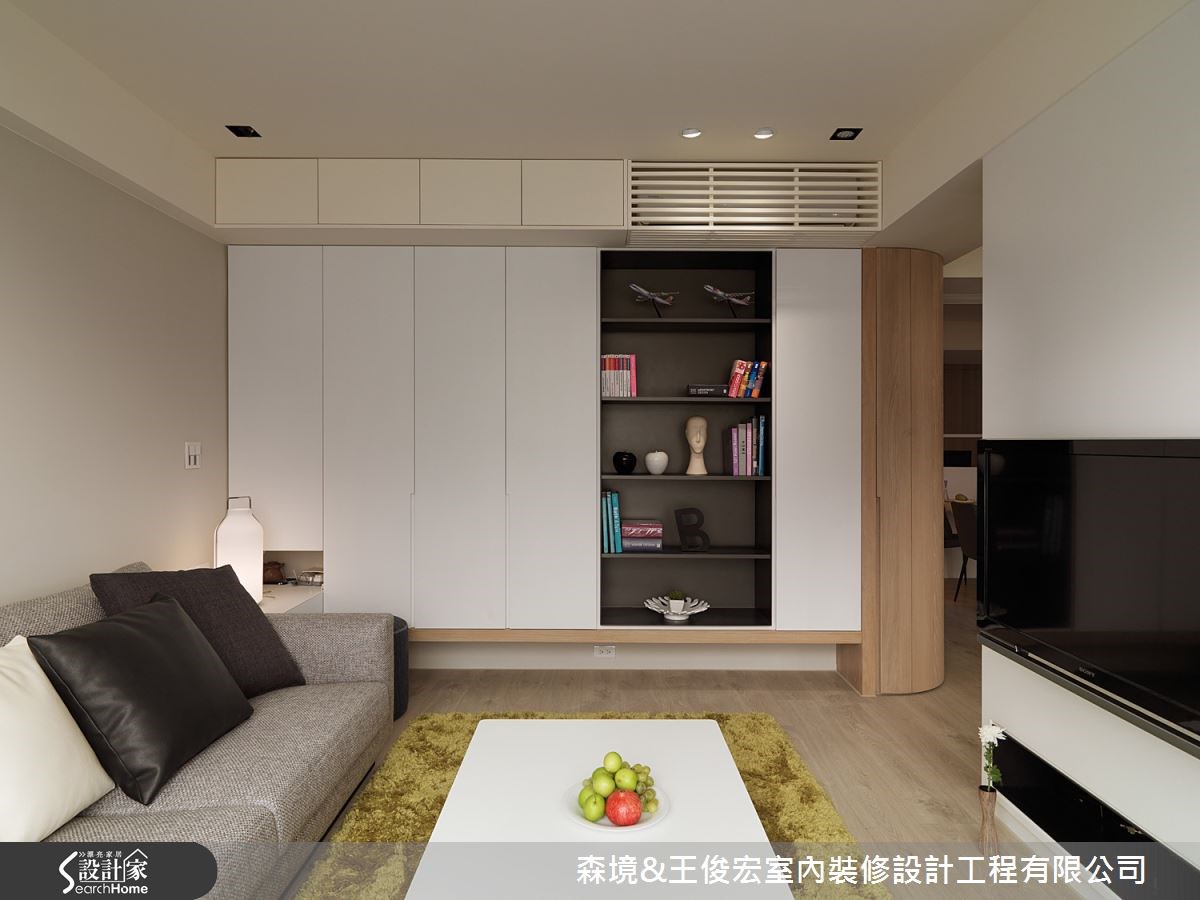 25坪老屋(16~30年)＿簡約風客廳案例圖片＿森境設計＿王俊宏_30之4
