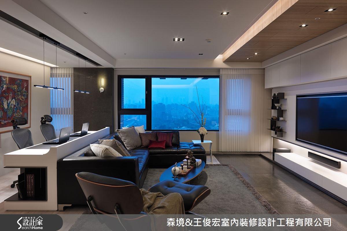 45坪＿現代風客廳案例圖片＿森境設計＿王俊宏_31之5