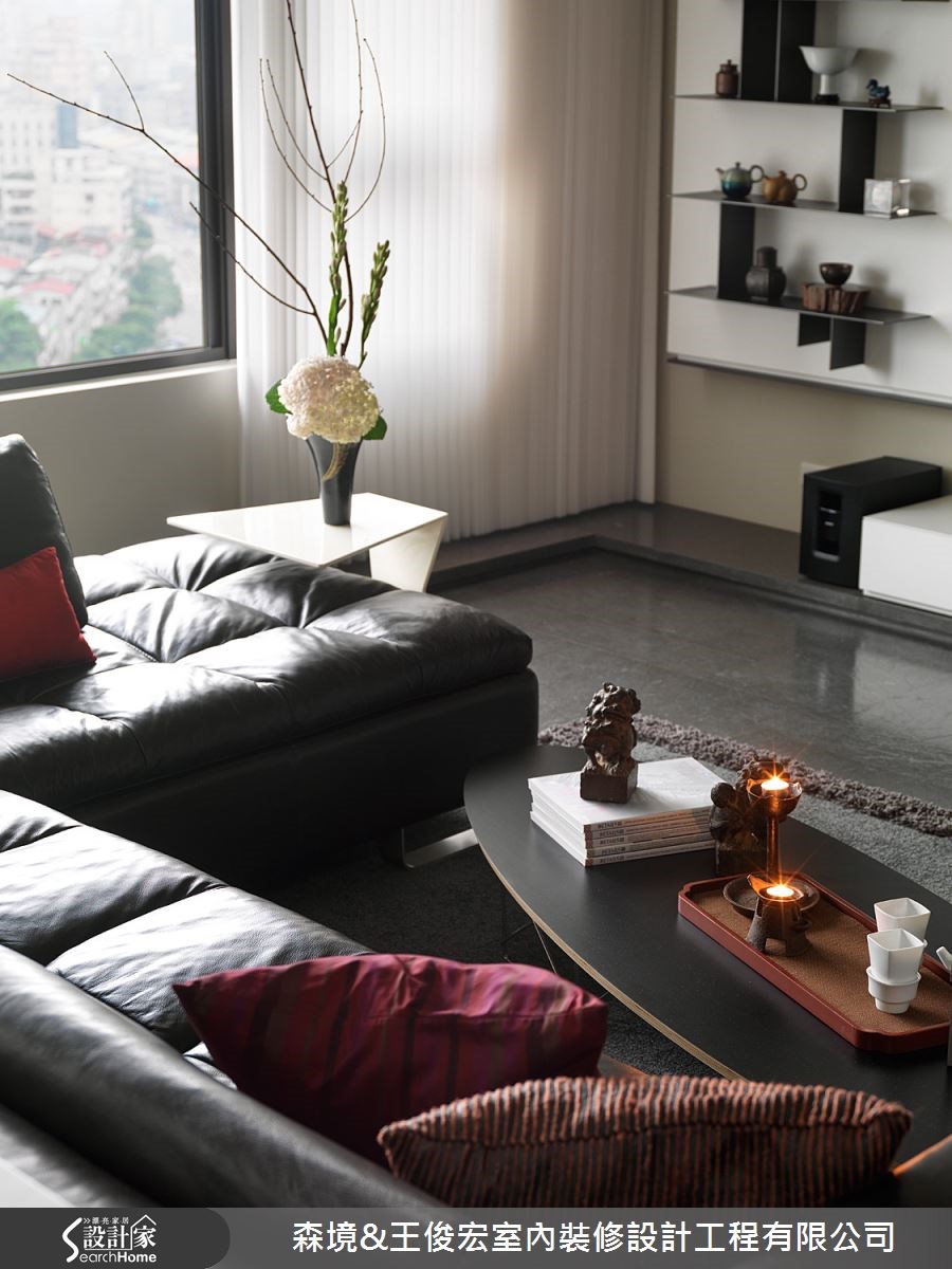 45坪＿現代風客廳案例圖片＿森境設計＿王俊宏_31之4