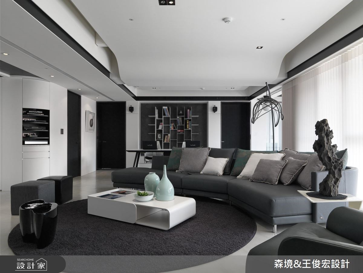 70坪新成屋(5年以下)＿現代風客廳案例圖片＿森境設計＿王俊宏_32之3