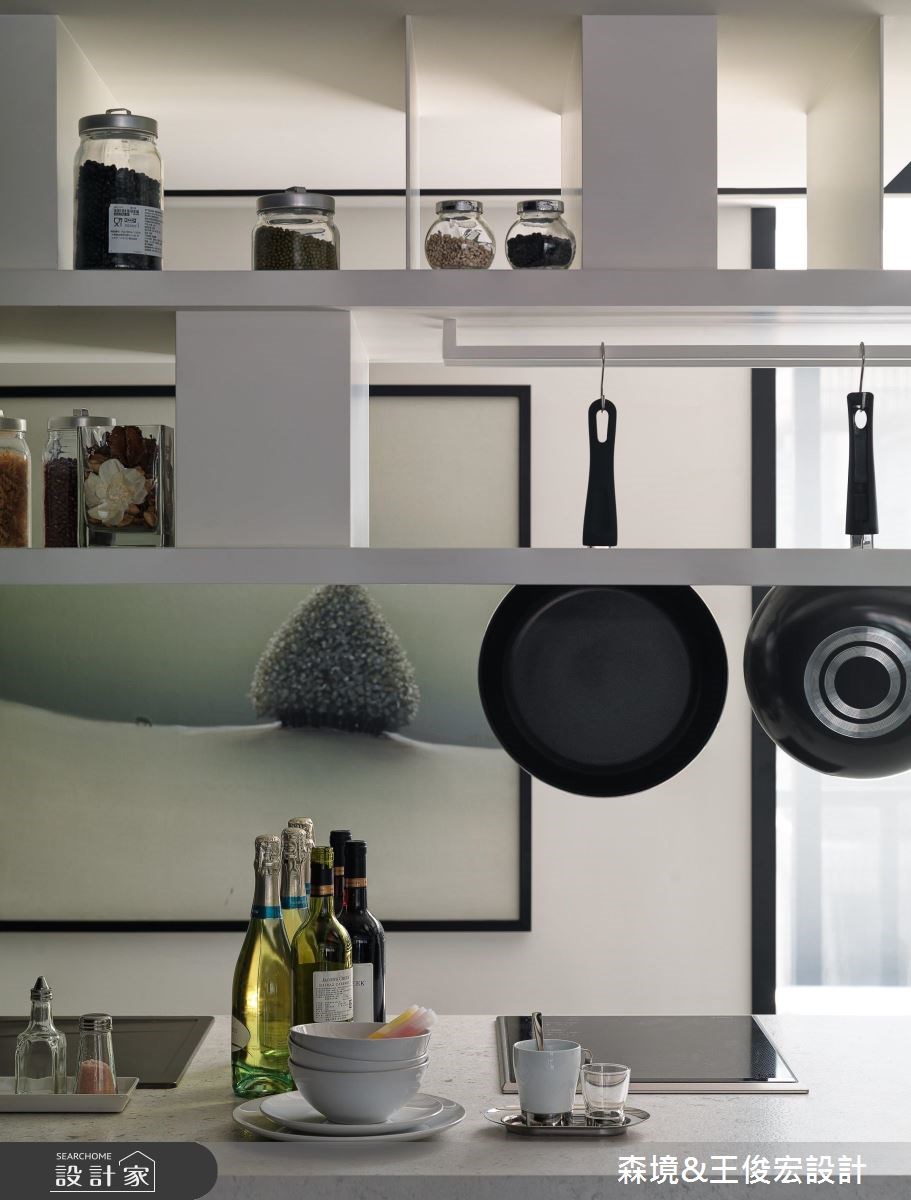 70坪新成屋(5年以下)＿現代風吧檯案例圖片＿森境設計＿王俊宏_32之9