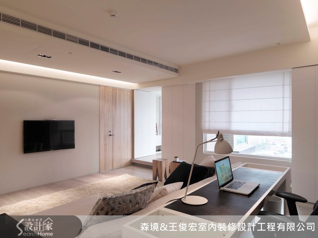 27坪＿簡約風客廳案例圖片＿森境設計＿王俊宏_33之3