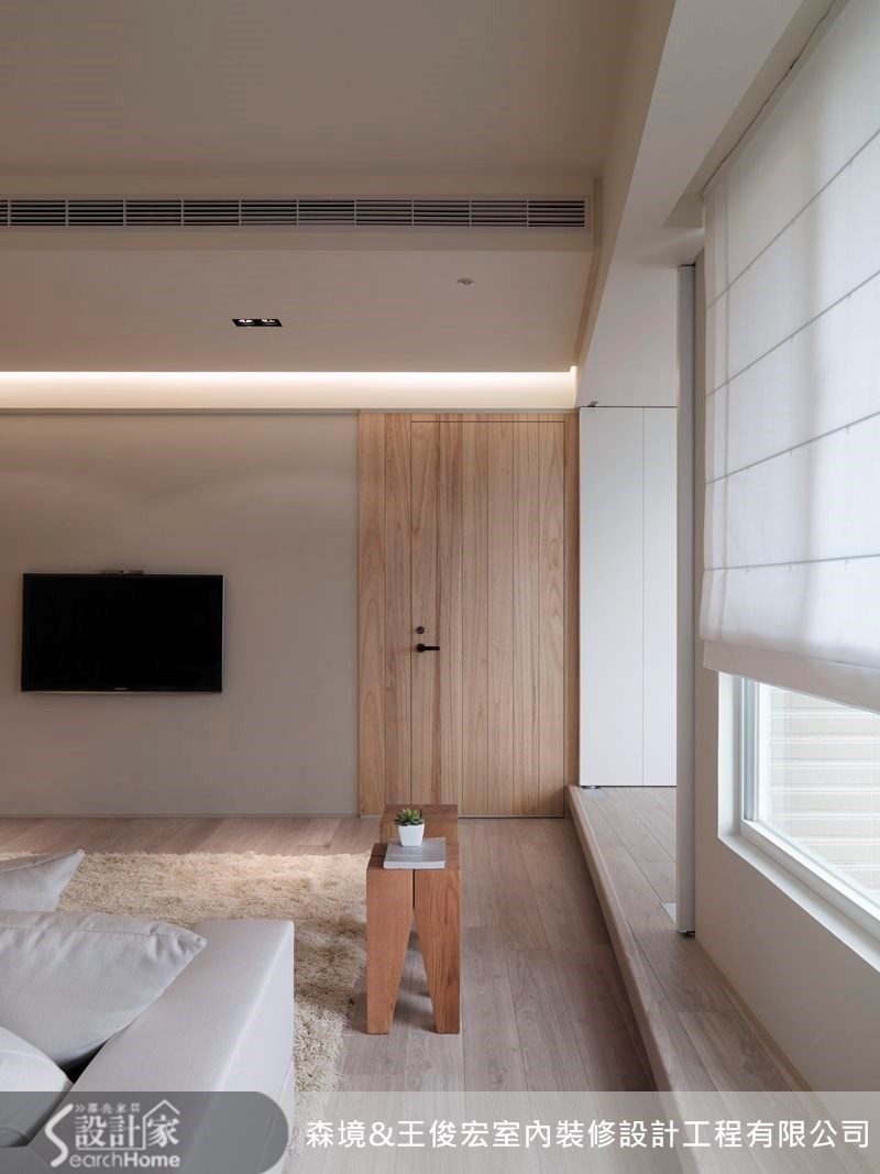 27坪＿簡約風客廳案例圖片＿森境設計＿王俊宏_33之4