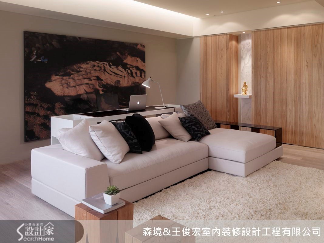 27坪＿簡約風客廳案例圖片＿森境設計＿王俊宏_33之7