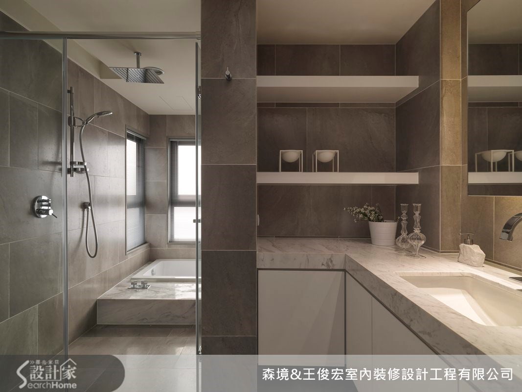 50坪＿簡約風浴室案例圖片＿森境設計＿王俊宏_35之13