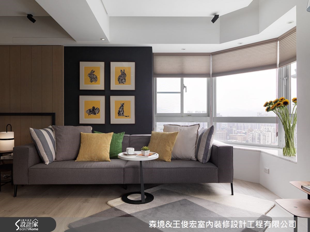 28坪新成屋(5年以下)＿現代風客廳案例圖片＿森境設計＿王俊宏_39之5