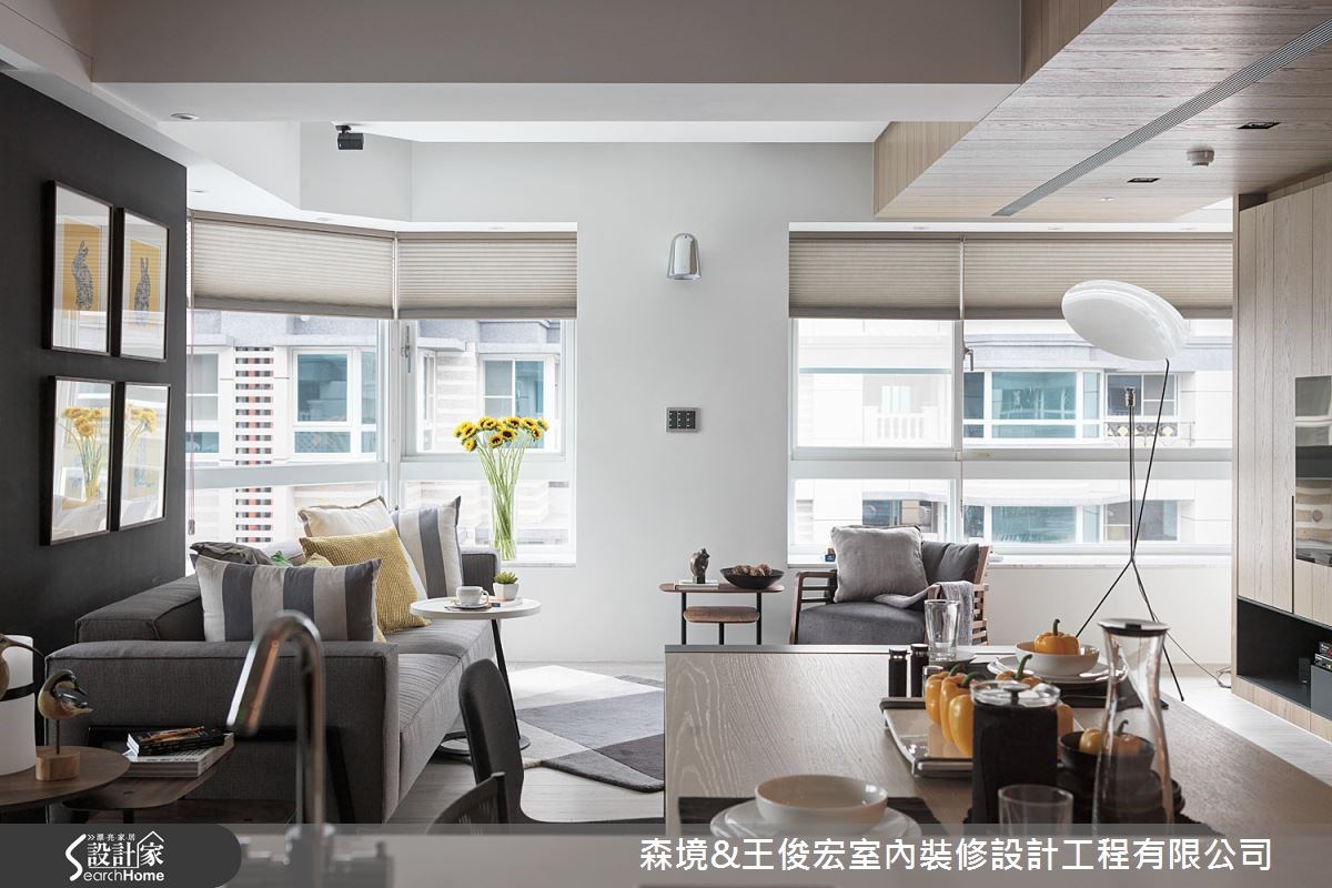 28坪新成屋(5年以下)＿現代風客廳案例圖片＿森境設計＿王俊宏_39之8