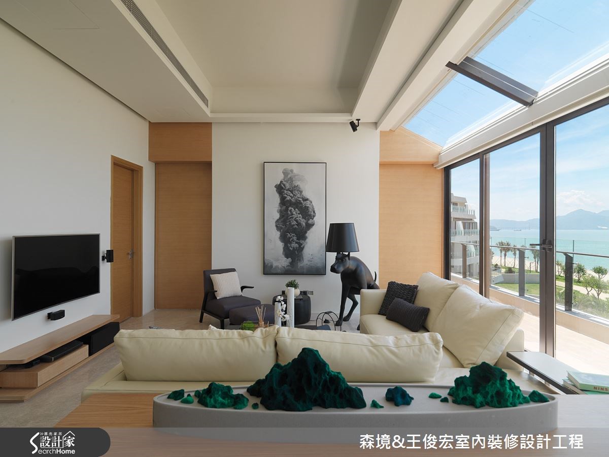80坪＿休閒風客廳案例圖片＿森境設計＿王俊宏_45之3